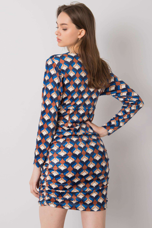 Sinine Montilla mustritega veluurkleit