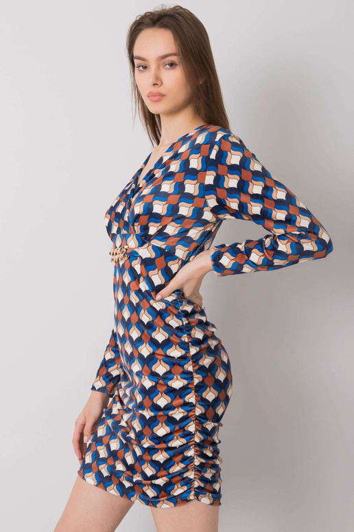 Sinine Montilla mustritega veluurkleit