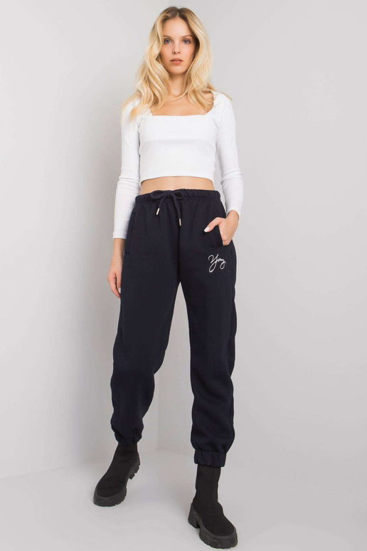 Meresinised dressipüksid Lily kirjaga