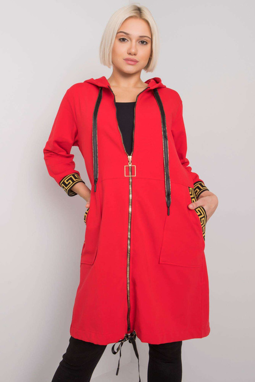 Punane Lissabon naiste kapuuts