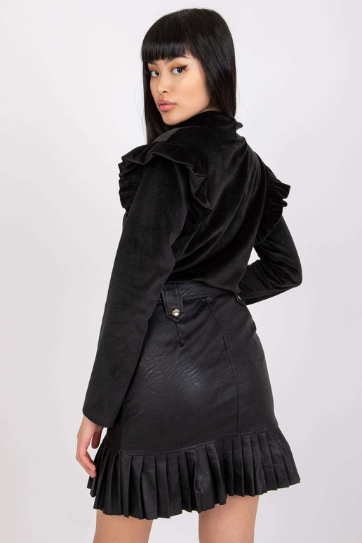 Must veluurpluus volangidega Eugenie