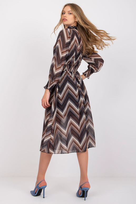 Must kleit Santorini trükistega Must kleit Santorini trükistega