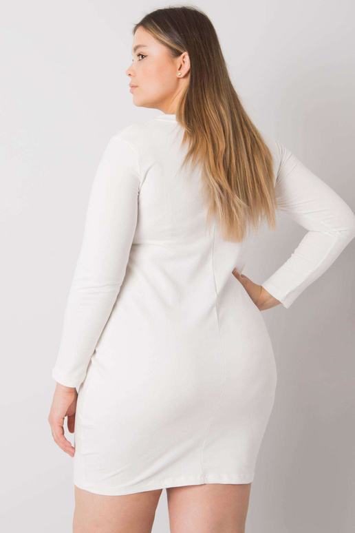 Ecru kleit pluss suuruses taskutega...