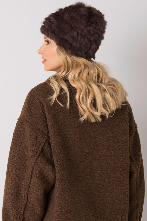 Tumepruun karvamüts