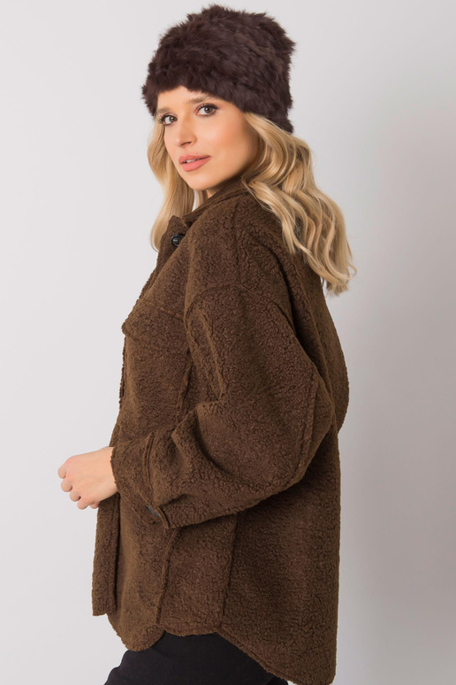 Tumepruun karvamüts