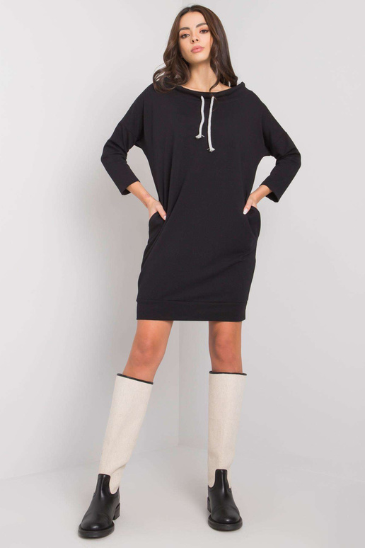 Must Paulie puuvillane kleit