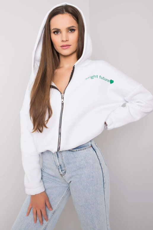 Valge tikandiga dressipluus Michelle...