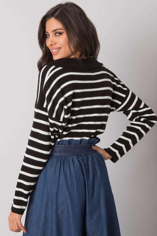 Musta triibuline kampsun Evanston RUE...