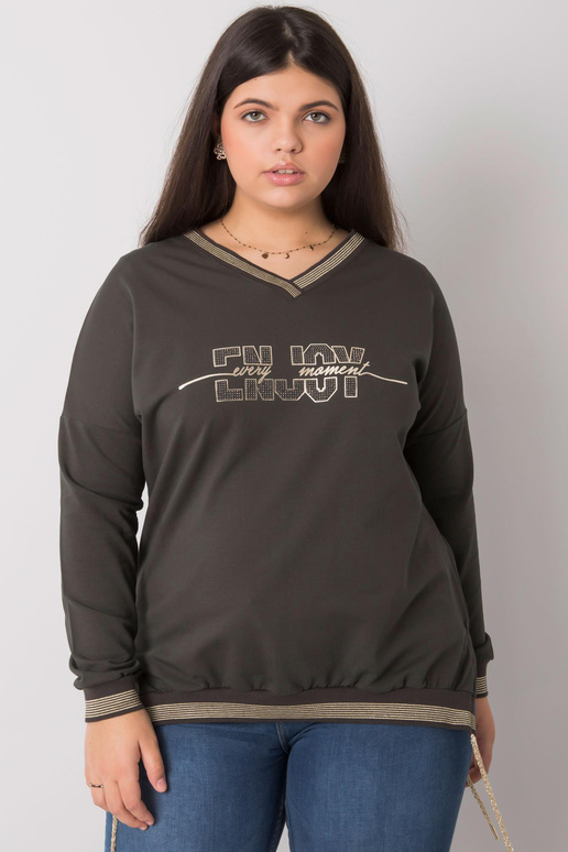 Tume khakivärvi pluss suuruses Lila...