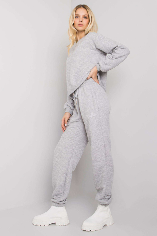 Hallid melange dressipüksid teppiga...