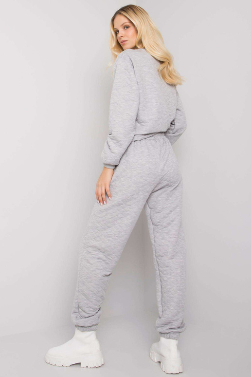 Hallid melange dressipüksid teppiga...