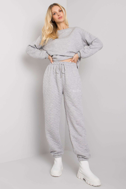 Hallid melange dressipüksid teppiga...