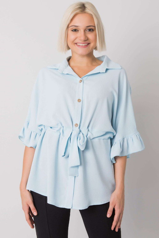 Helesinine pluus köitmisega Marcia...