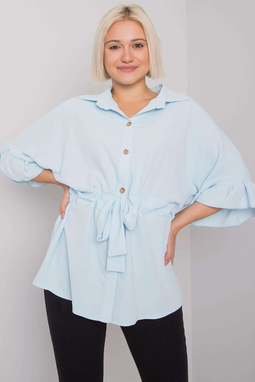 Helesinine pluus köitmisega Marcia...