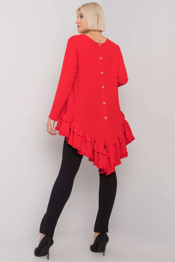 Punane voldiga pluus Tracy...