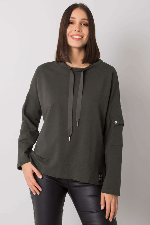 Tume khakivärvi pluss suuruses pluus...