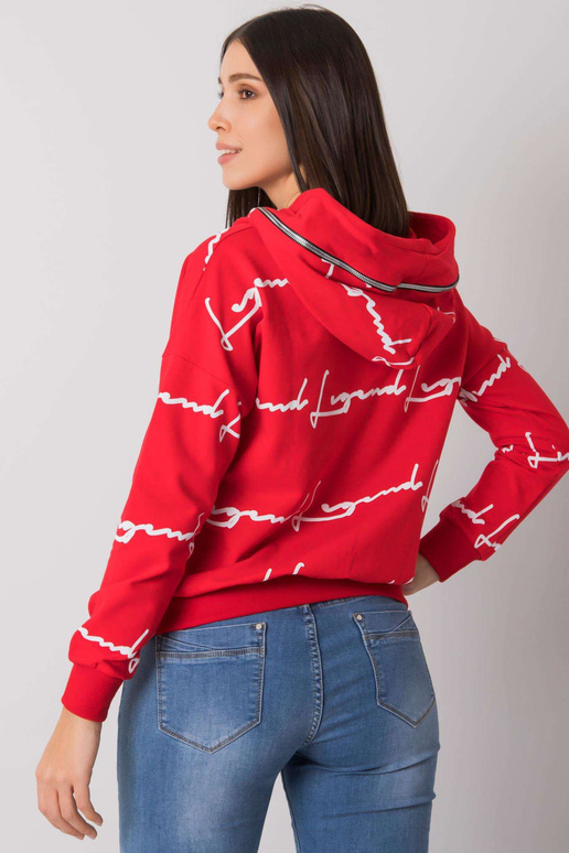 Punane Jossa taskuga pluss-suuruses...