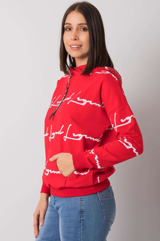 Punane Jossa taskuga pluss-suuruses...