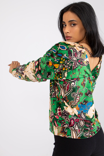 Rohelise mustriga pluus...