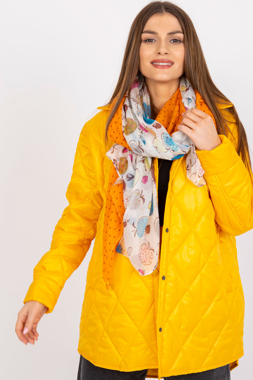 Valge-oranž ümbris trükistega