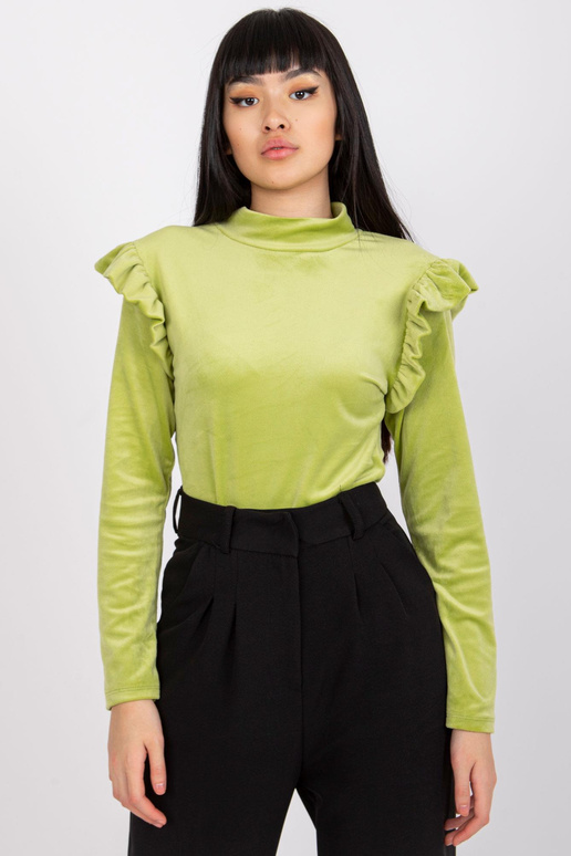 Lime veluurpluus volangidega Eugenie