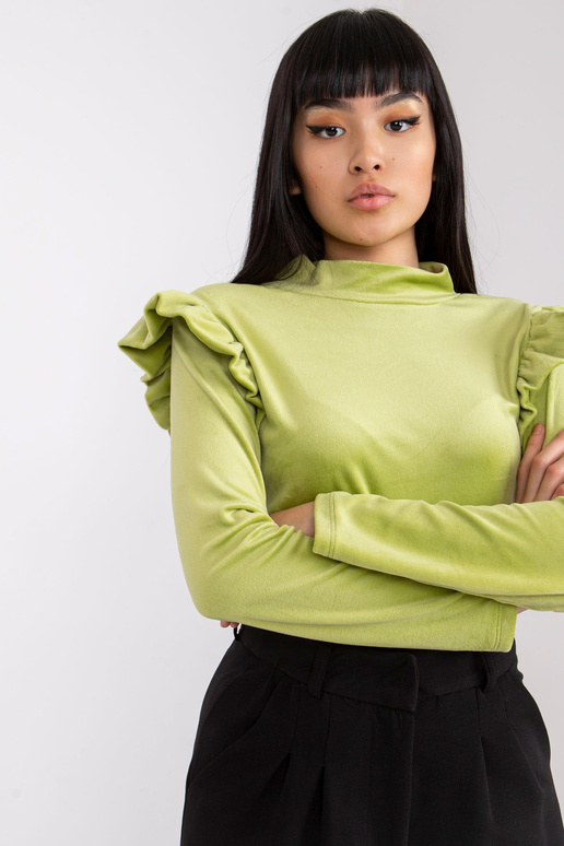 Lime veluurpluus volangidega Eugenie