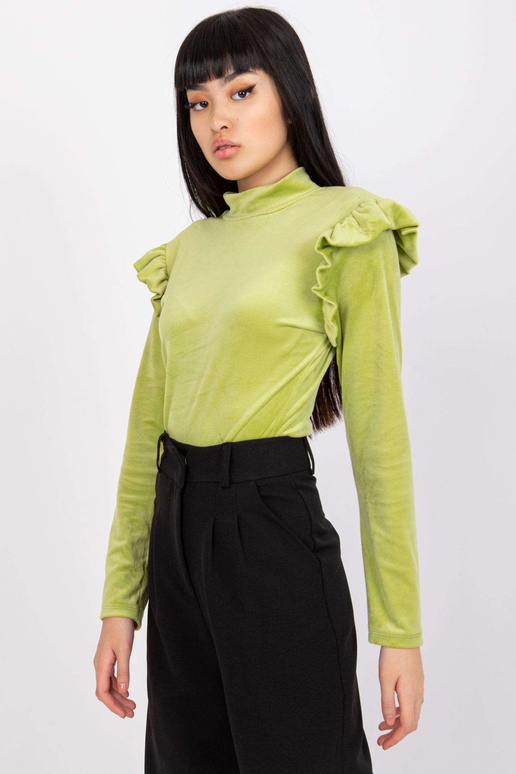 Lime veluurpluus volangidega Eugenie