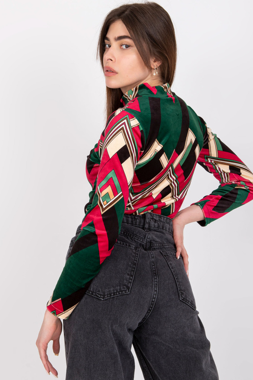 Roheline ja roosa Pari mustritega...