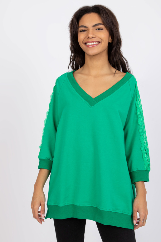 Roheline vabaaja pluus Leja RUE PARIS