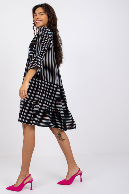 Must kleit trükiga Helena SUBLEVEL