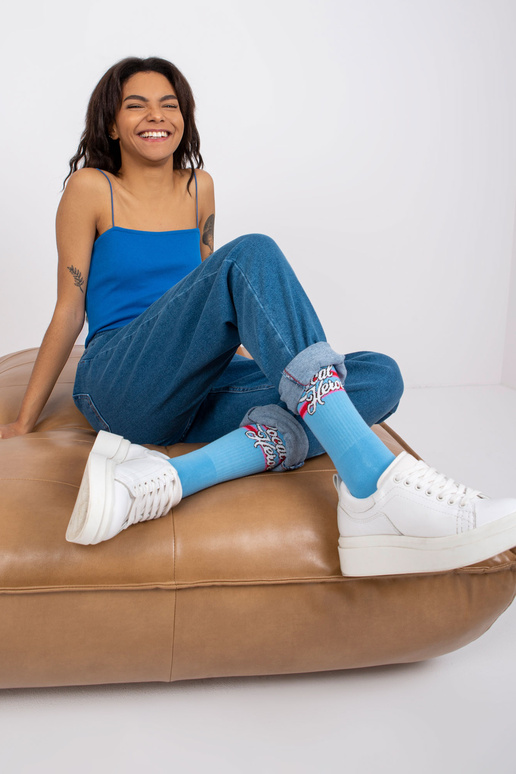 Sinised mom teksapüksid Lotta