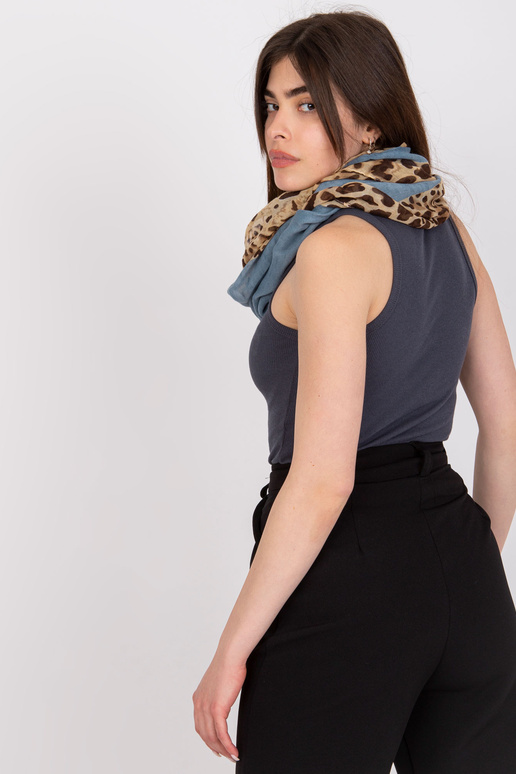 Sinine korsten leopperitrükiga