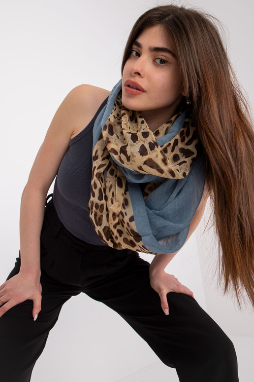 Sinine korsten leopperitrükiga