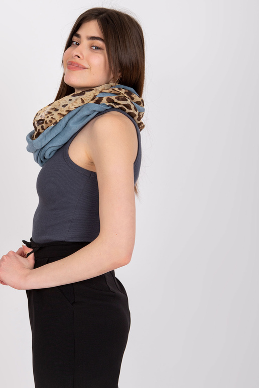 Sinine korsten leopperitrükiga