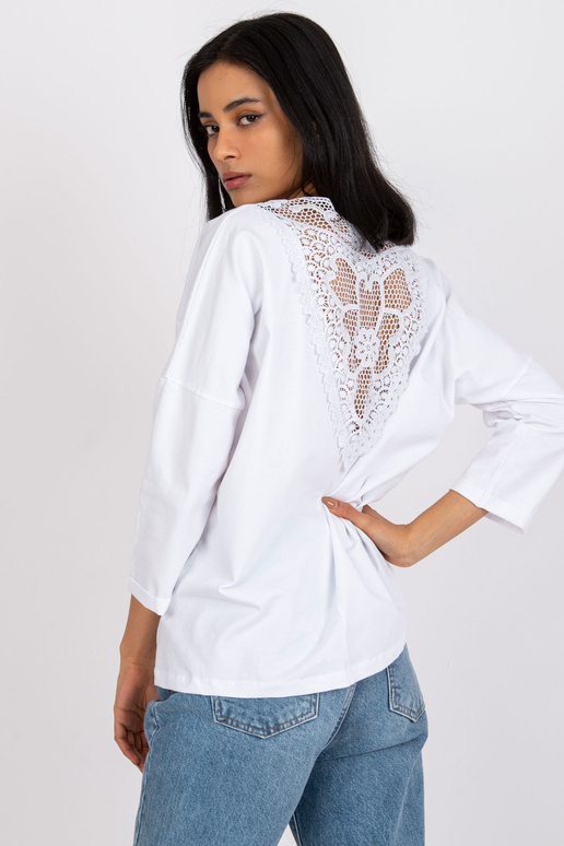 Valge avar pluus Sylvie RUE PARIS