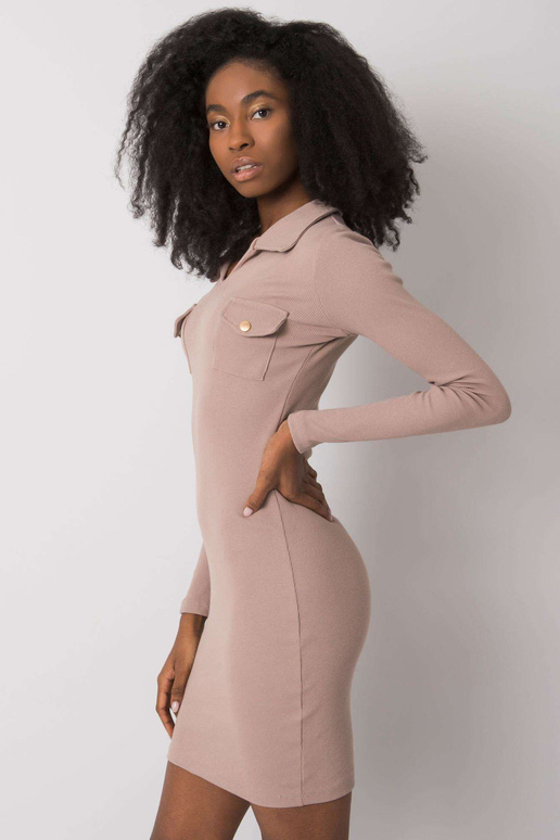 Tumebeež liibuv triibuga kleit Mila...