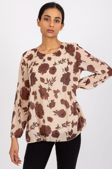 Beež ja pruun lilledega...