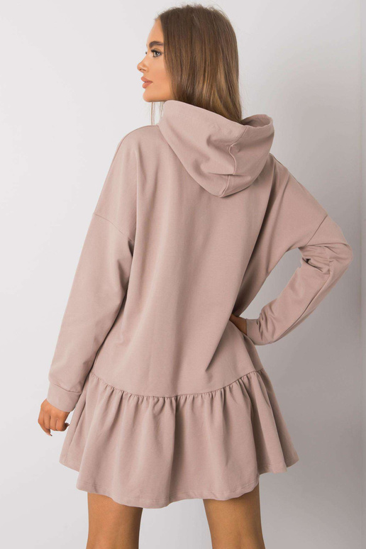 Tumebeež kapuutsiga dressipluus Aliye