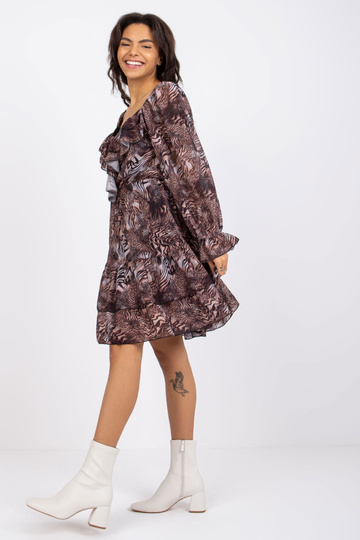 Pruun volangidega kleit... 2