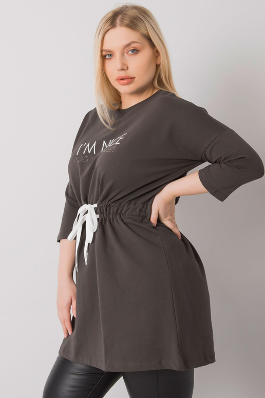 Tume khaki tuunika pluss suuruses...