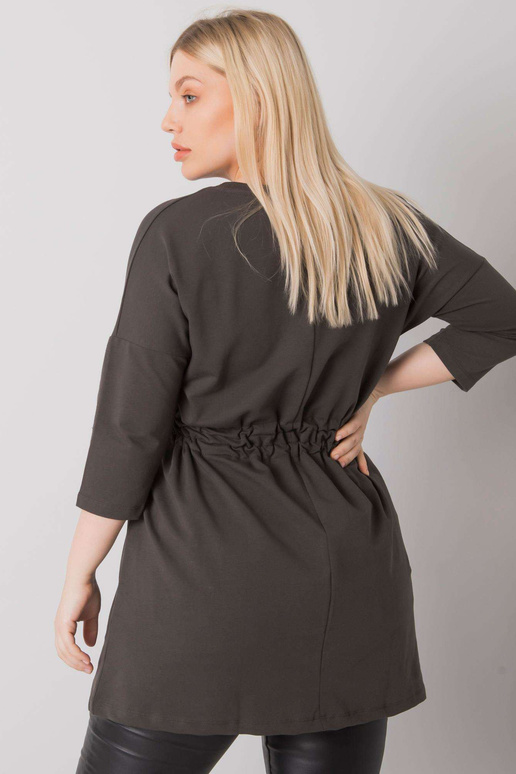 Tume khaki tuunika pluss suuruses...