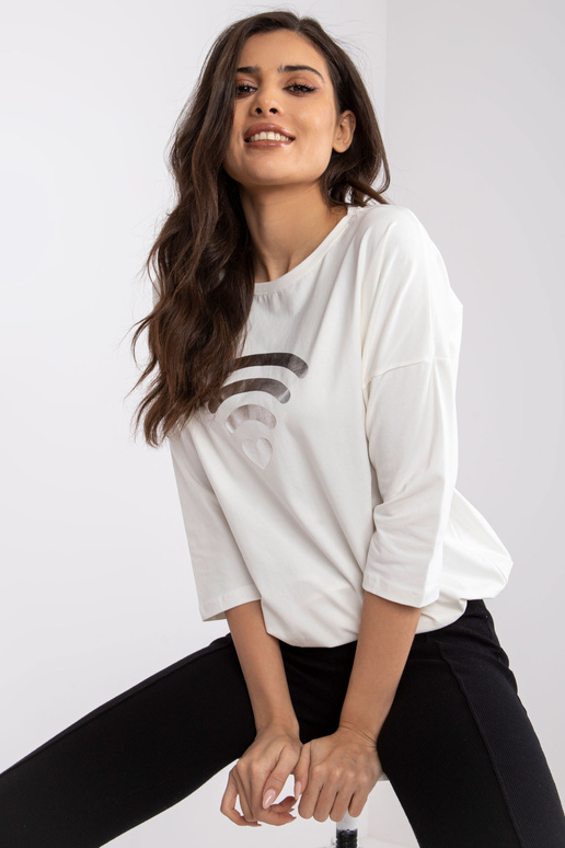 Ecru naiste pluus trükiga Domenica...