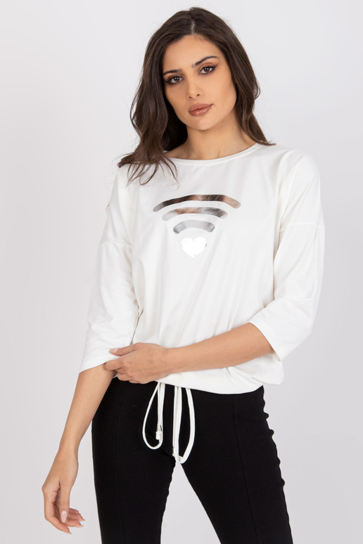 Ecru naiste pluus trükiga Domenica...