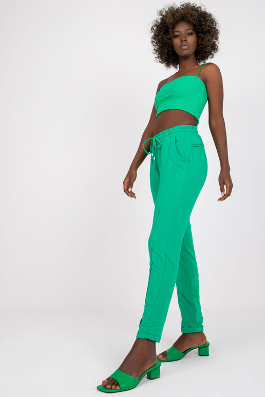 Rohelised puuvillased dressipüksid...