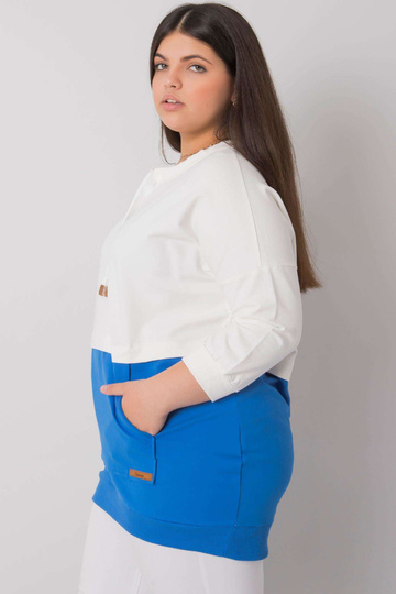 Ecru-sinine pluss suuruses...