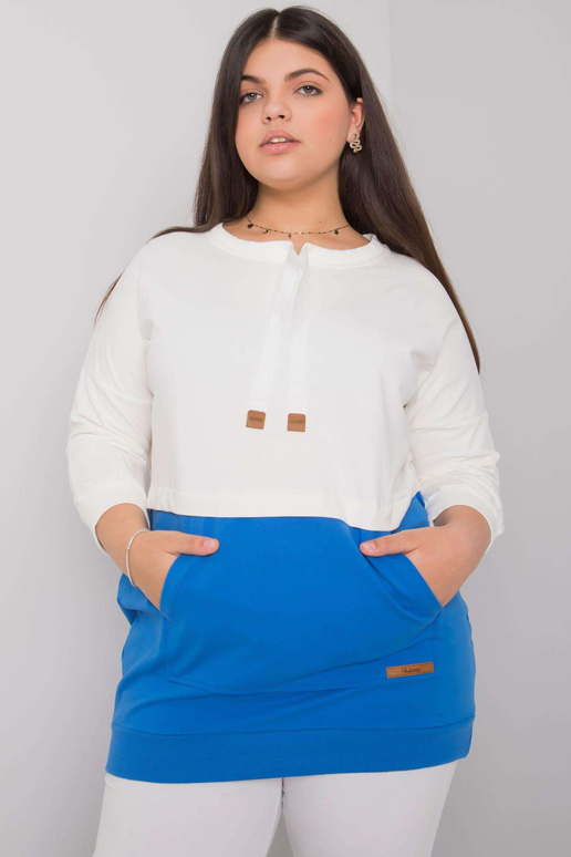 Ecru-sinine pluss suuruses...