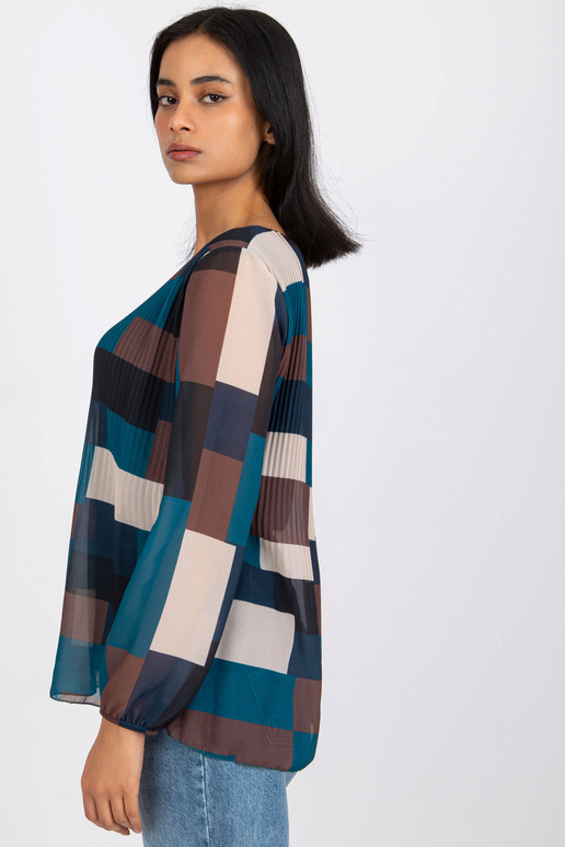 Merepruuni mustriga pluus Gabriella