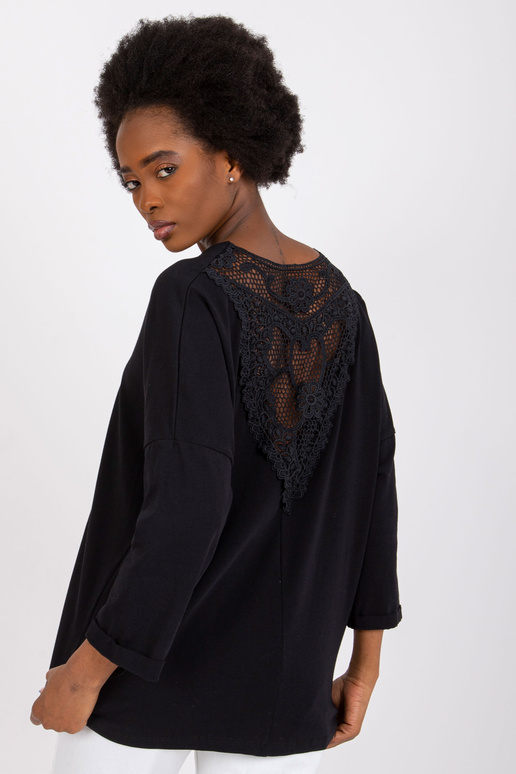 Must puuvillane pluus naistele Sylvie...