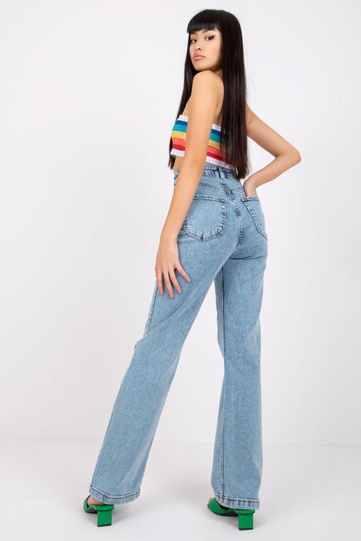 Sinised kõrge vöökohaga teksad Sevilla