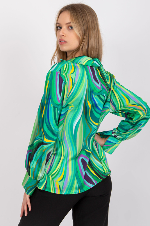 Roheline Diya trükiga pluus